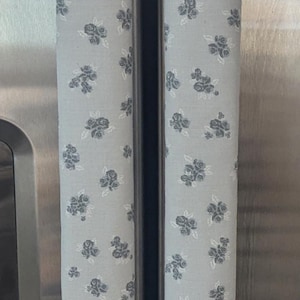 Refrigerator door handle covers (Set of 3)//kitchen décor/length 15.5&quot;/reversible