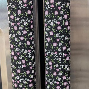 Refrigerator door handle covers (Set of 3)/length 15.5&quot;/kitchen décor/reversible