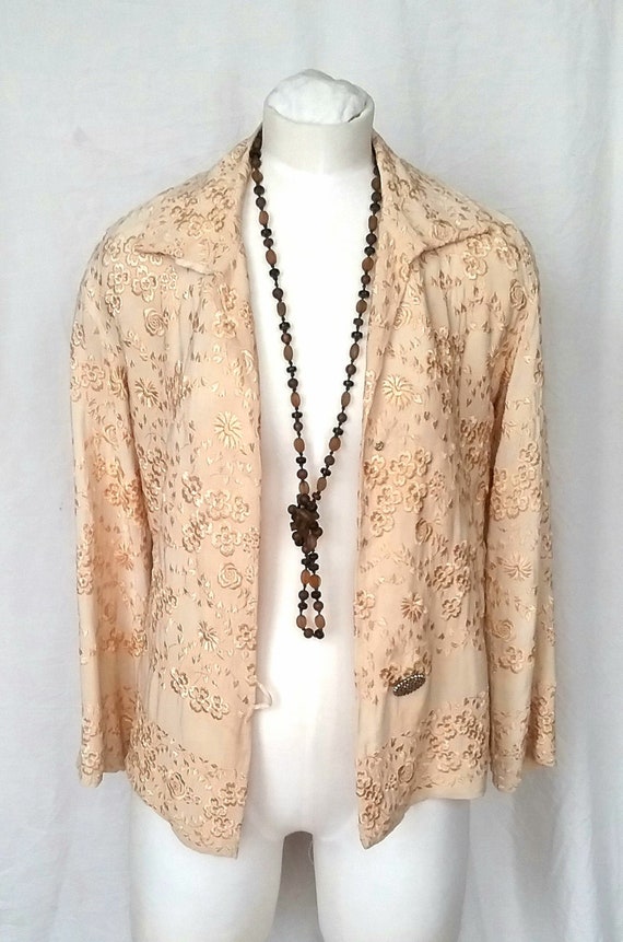 1930/40s Silk Embroidered Jacket
