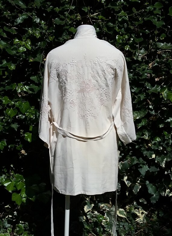 1920s Embroidered Silk Kimono Jacket