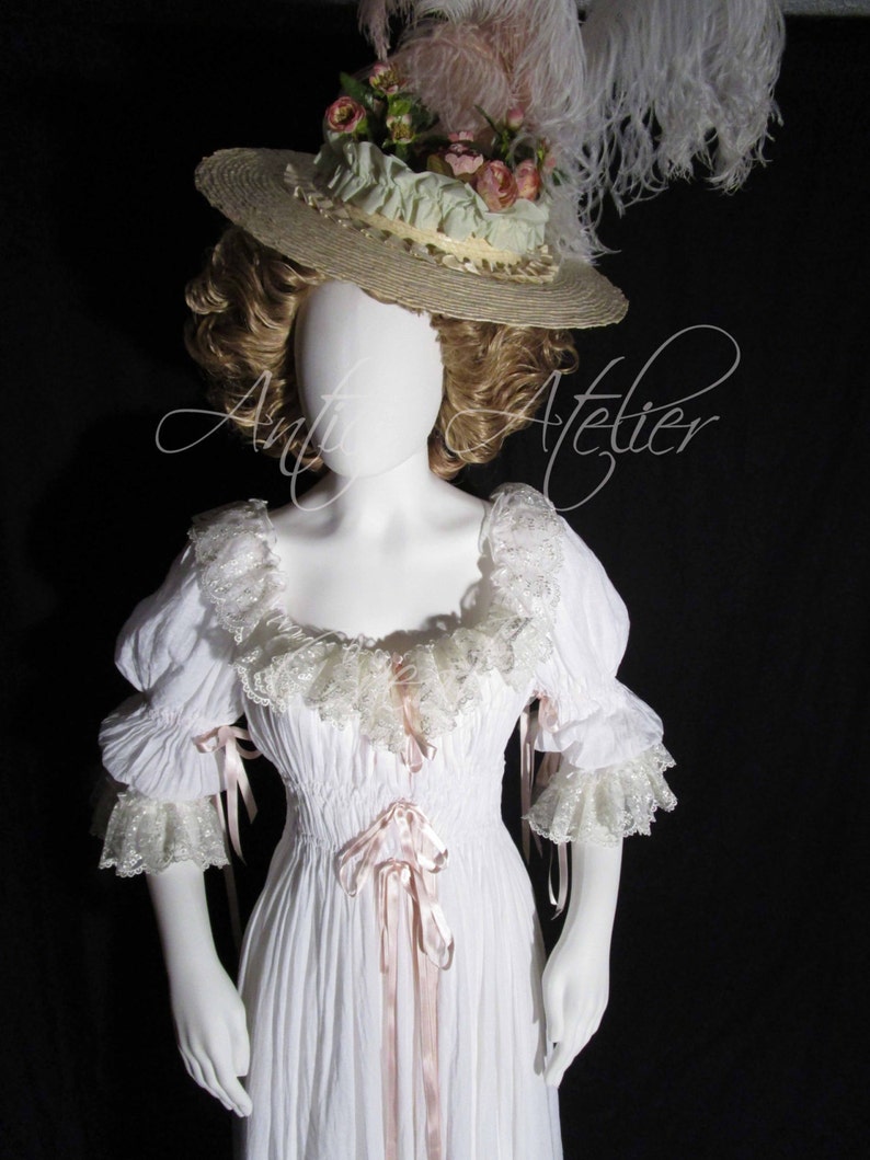 Chemise à la Reine 18 century Marie dress Etsy