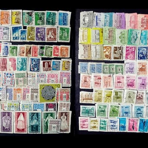 Sellos postales húngaros, conjunto de 120 piezas, todos diferentes, colección arcoíris, vintage, años 1950-1990