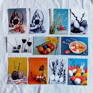 Cartoline di Pasqua, Vintage anni '60-'80, Foto in bianco e nero e Foto a colori