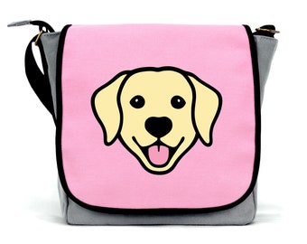 Girls Labrador Bag | Waterproof Canvas  | Cross Body Strap | Zip Fastening