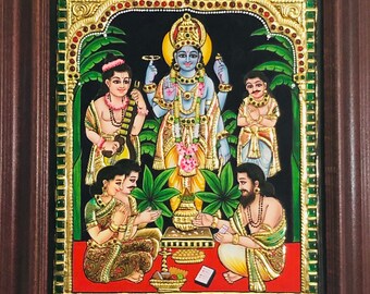 11x14\u201d 3D Tanjore painiting Muck board DiY kit