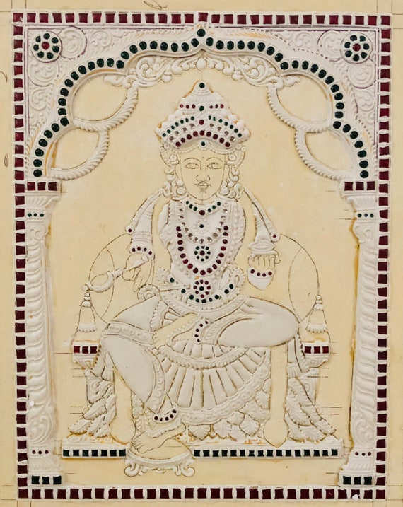 11x14\u201d 3D Tanjore painiting Muck board DiY kit