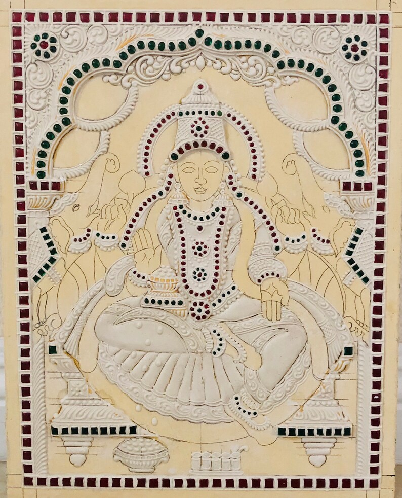 11x14\u201d 3D Tanjore painiting Muck board DiY kit