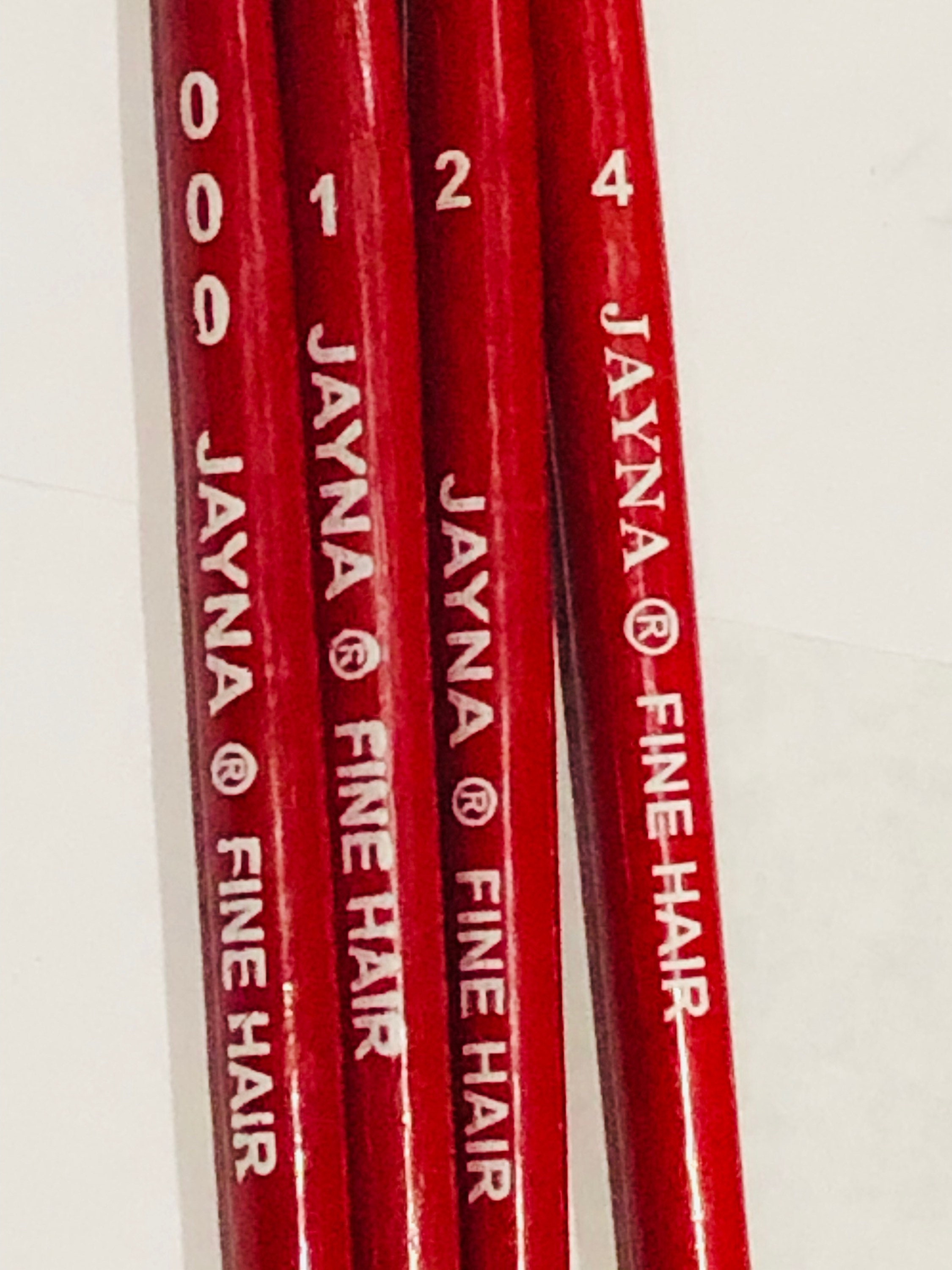 Jayna Fine Hair Artist Quality Brush Set Watercolor Poster Etsy