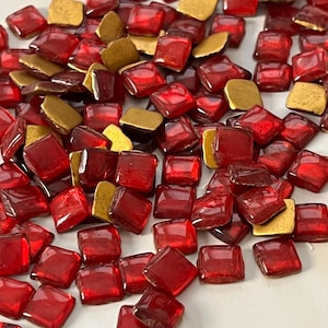 4 to 10 mm Square Tanjore Painting Jaipur glass Stones Tanjore painting materials stones USA