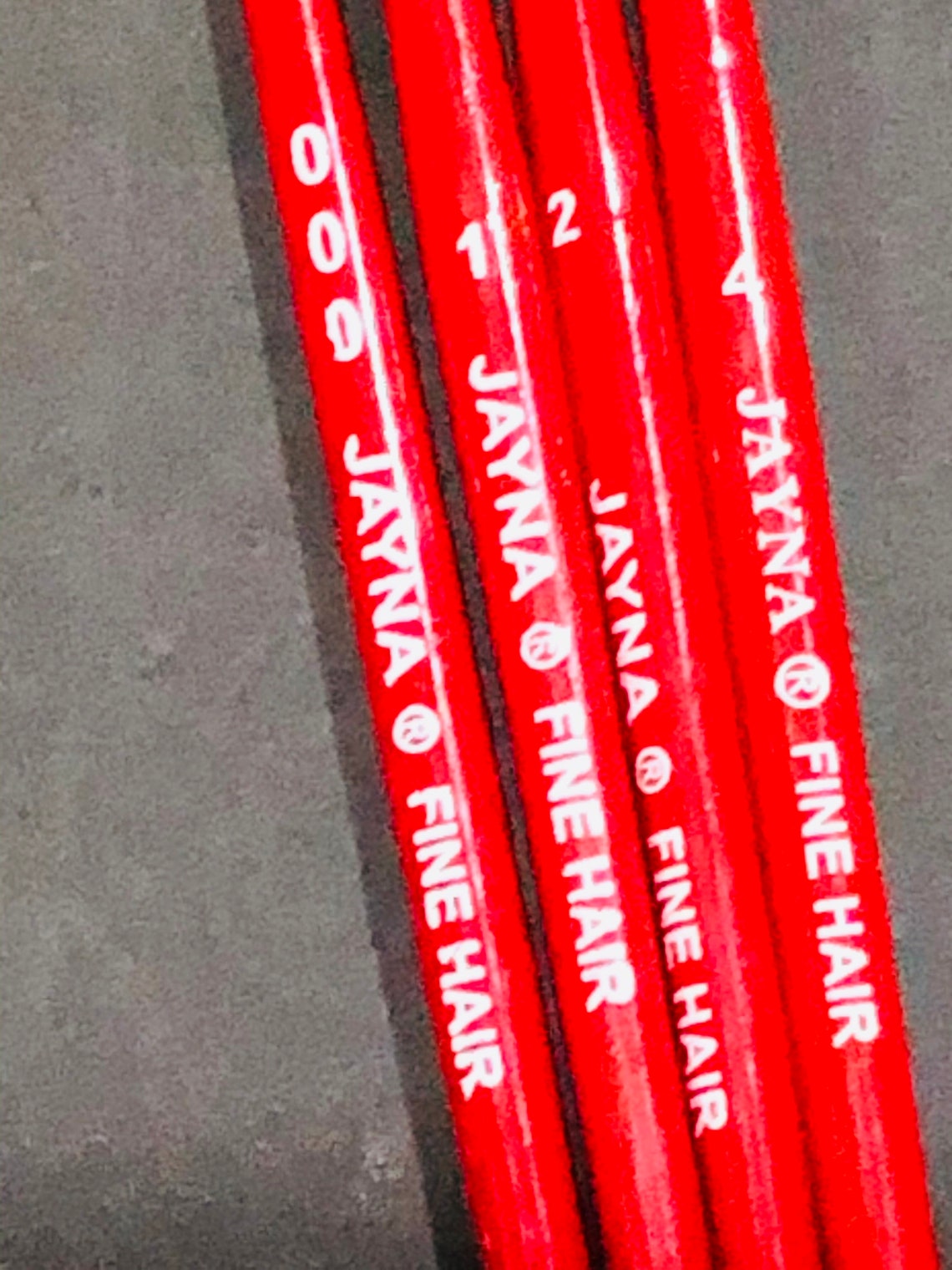 Jayna Fine Hair Artist Quality Brush Set Watercolor Poster Etsy