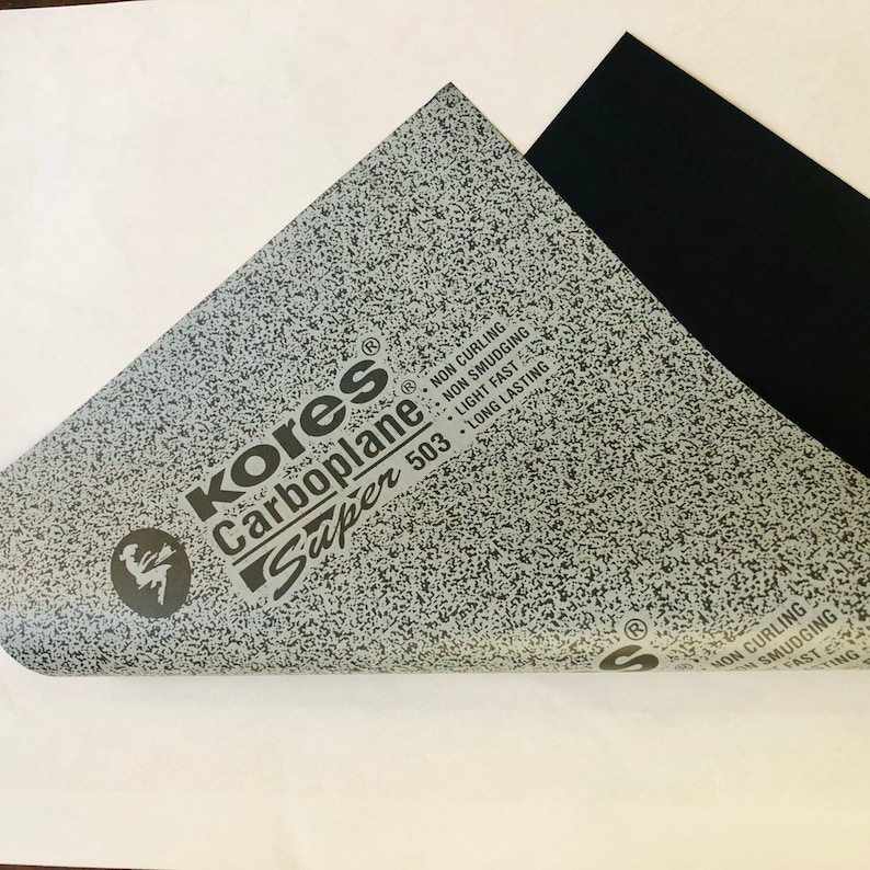 Black Carbon Paper Transfer Paper Black Tracing Paper for Etsy
