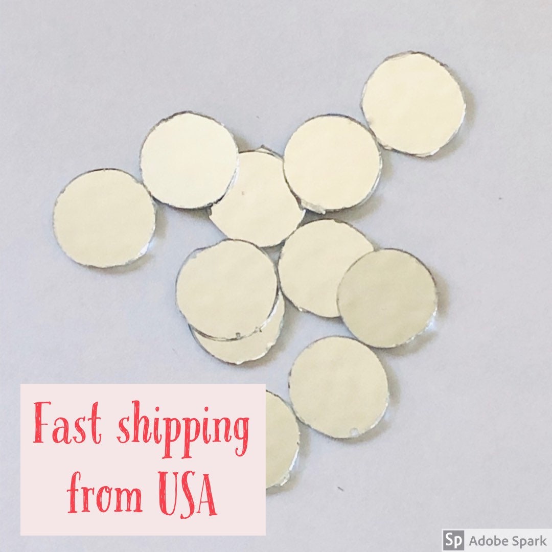600 Pieces Multi Shape Craft Glass Mirrors Shisha Mirror