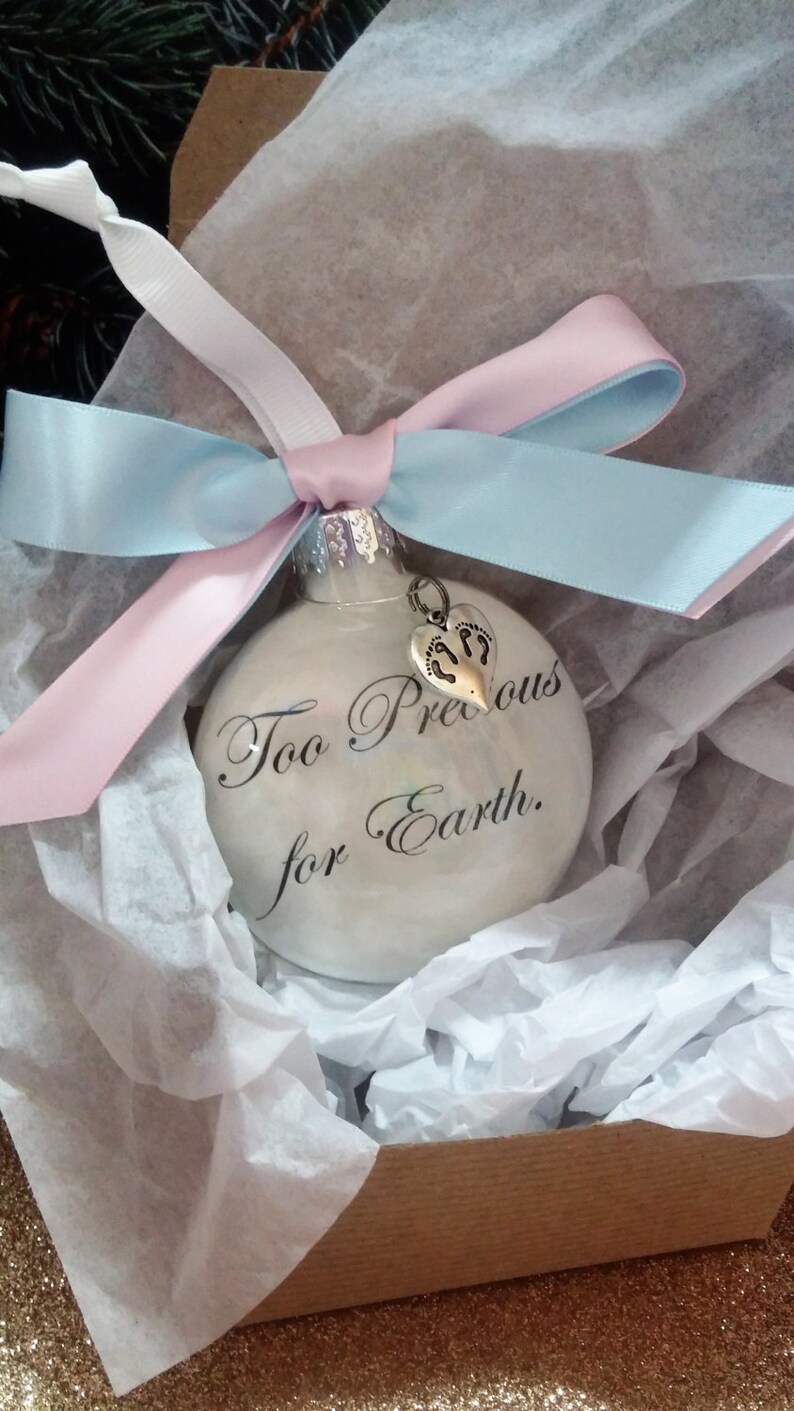 Pregnancy Loss Memorial Ornament Twin Babies Memorial Sympathy Etsy