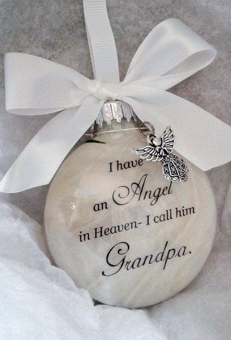 Grandpa Memorial Ornament In Memory of Grandfather at Etsy