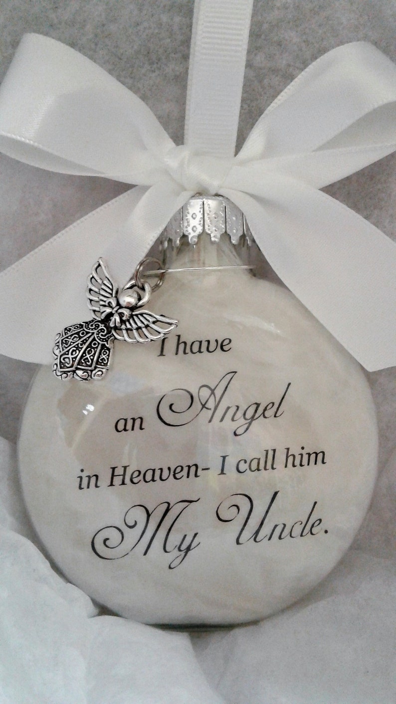 Uncle Memorial Sympathy Gift Angel in Heaven I call him My Etsy