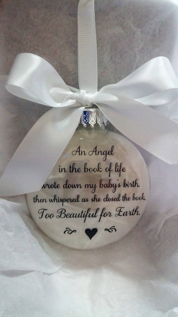 baby memorial ornament
