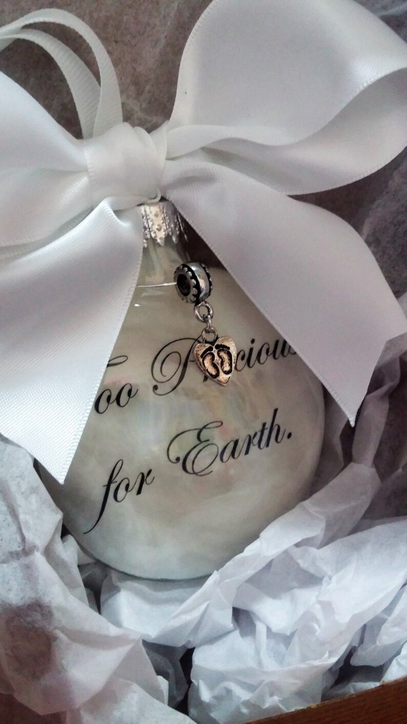 Pregnancy Loss Memorial Ornament Twin Babies Memorial Sympathy Etsy