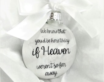 Memorial Christmas Ornament: In Memory of Parent, Sympathy Keepsake
