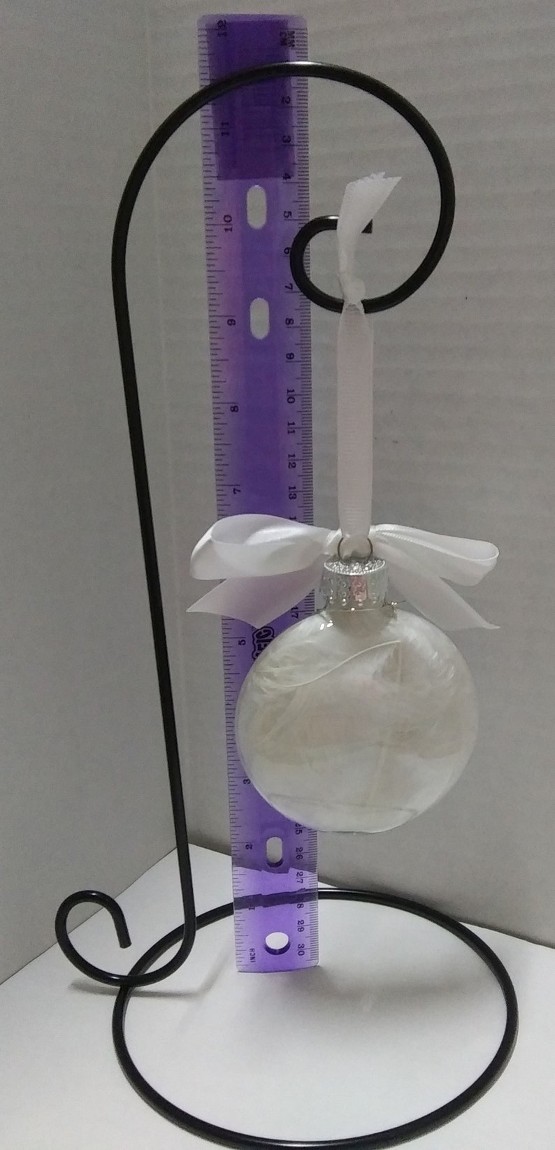 Ornament Display Stand Metal Curl Hook Hanger Christmas Etsy