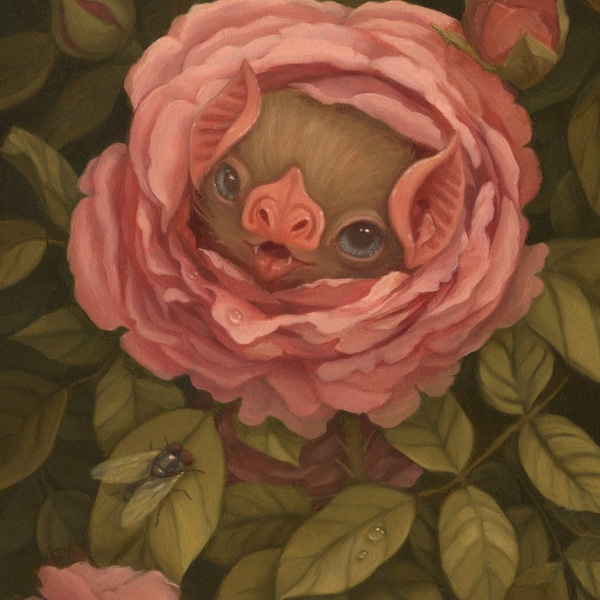 Bat Flower - 5x7 Giclee Print