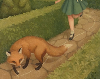 Fox Guiding Spirit - 5x7 Art Print