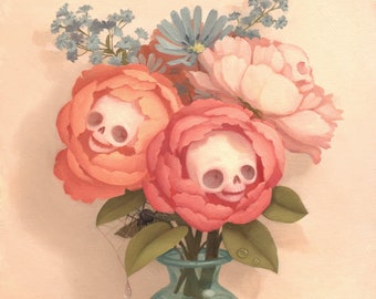 Bouquet - 8x8 print