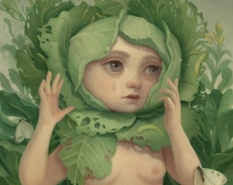 Cabbage Girl - 8x10 Print