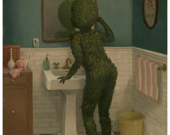 Hedge Girl - 8x10 Art Print