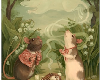 Rat Seance - 8x10 print
