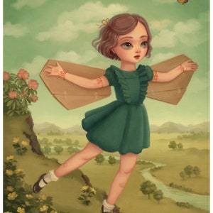 Paper Wings The Fool Art Print - 8x10