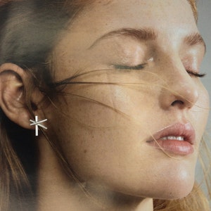 Earrings Star in Silver image 2