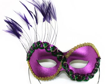mardi gras mask etsy