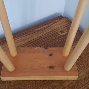 Vintage Wooden Stool Step Plant Stand - Etsy