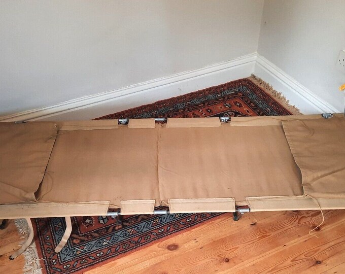 Vintage Hounsfield British Military Camp Bed Safari Bolsa Etsy