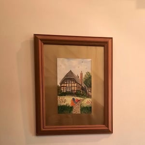 Original Watercolour Painting Of A Cottage