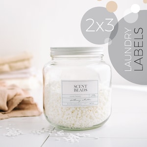 2x3 APOTHECARY Labels - Laundry Labels - Laundry Organization - Vinyl Labels - Canister Labels - Jar Labels - Labels for Bins