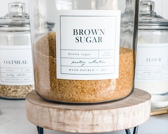 APOTHECARY Pantry Labels - Customization Available -Waterproof and Oil Resistant Pantry Labels - Large Vinyl Labels