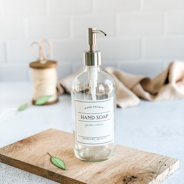 Soap Dispenser Label Etsy