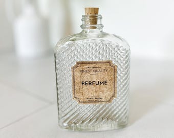 Vintage Labels | Customize the Titles | Pick Your Label Size |  Vinyl Waterproof Labels | Vintage Style Labels & Stickers | Perfume Labels