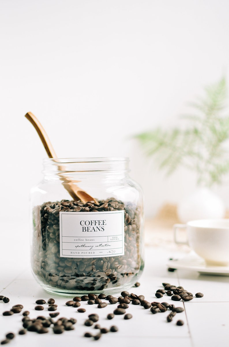 1/2 Gallon Canister Coffee Canister Pantry Canister Etsy