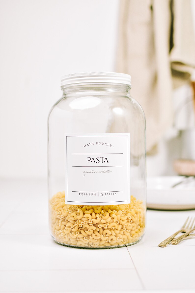 Gallon Canister Rice Canister Dry Goods Container Pantry Etsy