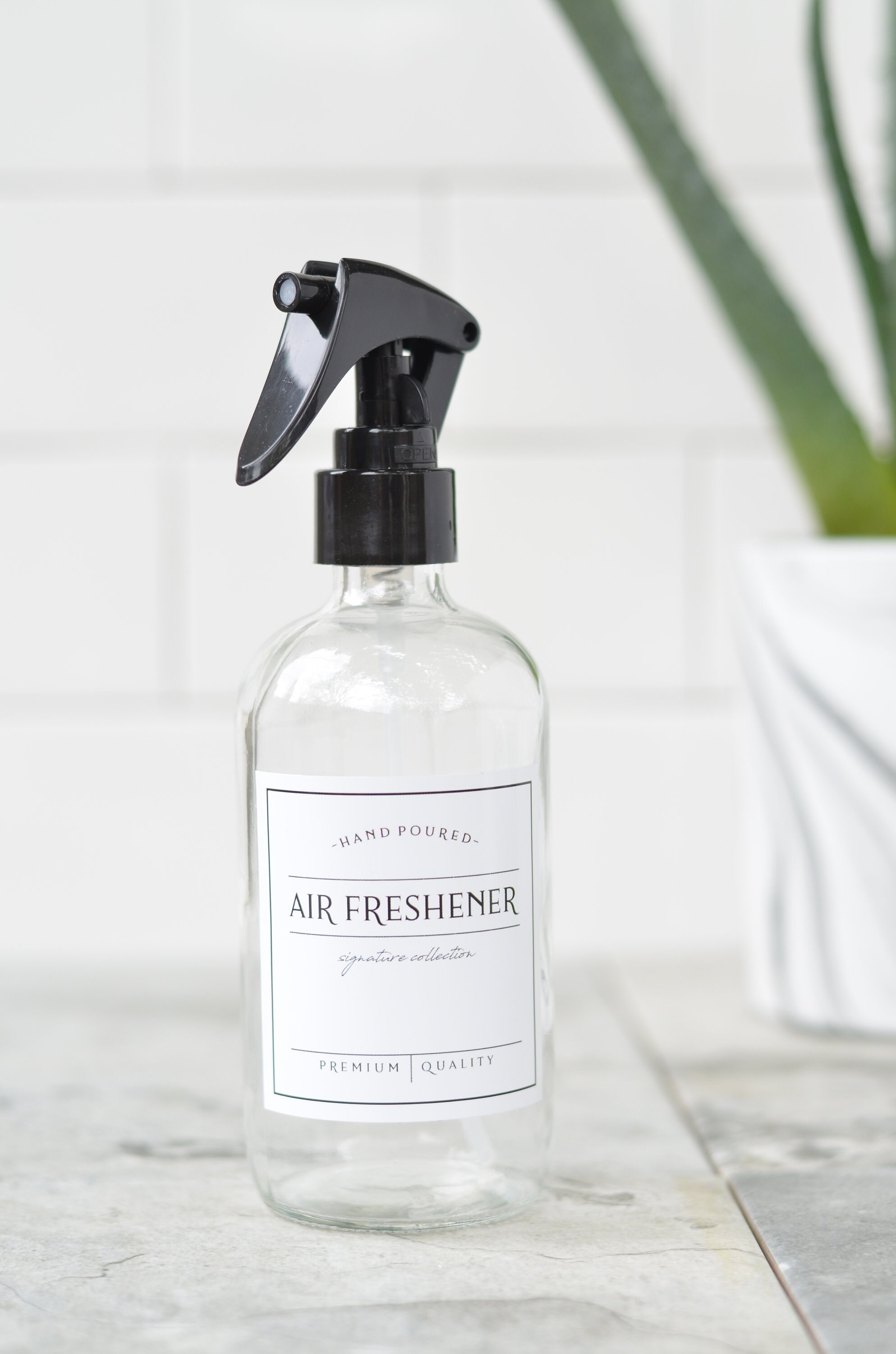 8oz Glass Air Freshener Bottle Refillable Bottle With Etsy