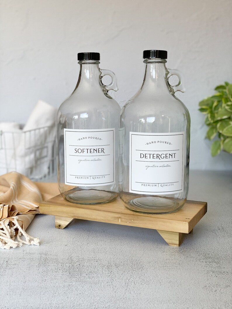 1/2 Gallon Jug Bleach Bottle Laundry Soap Refillable Etsy