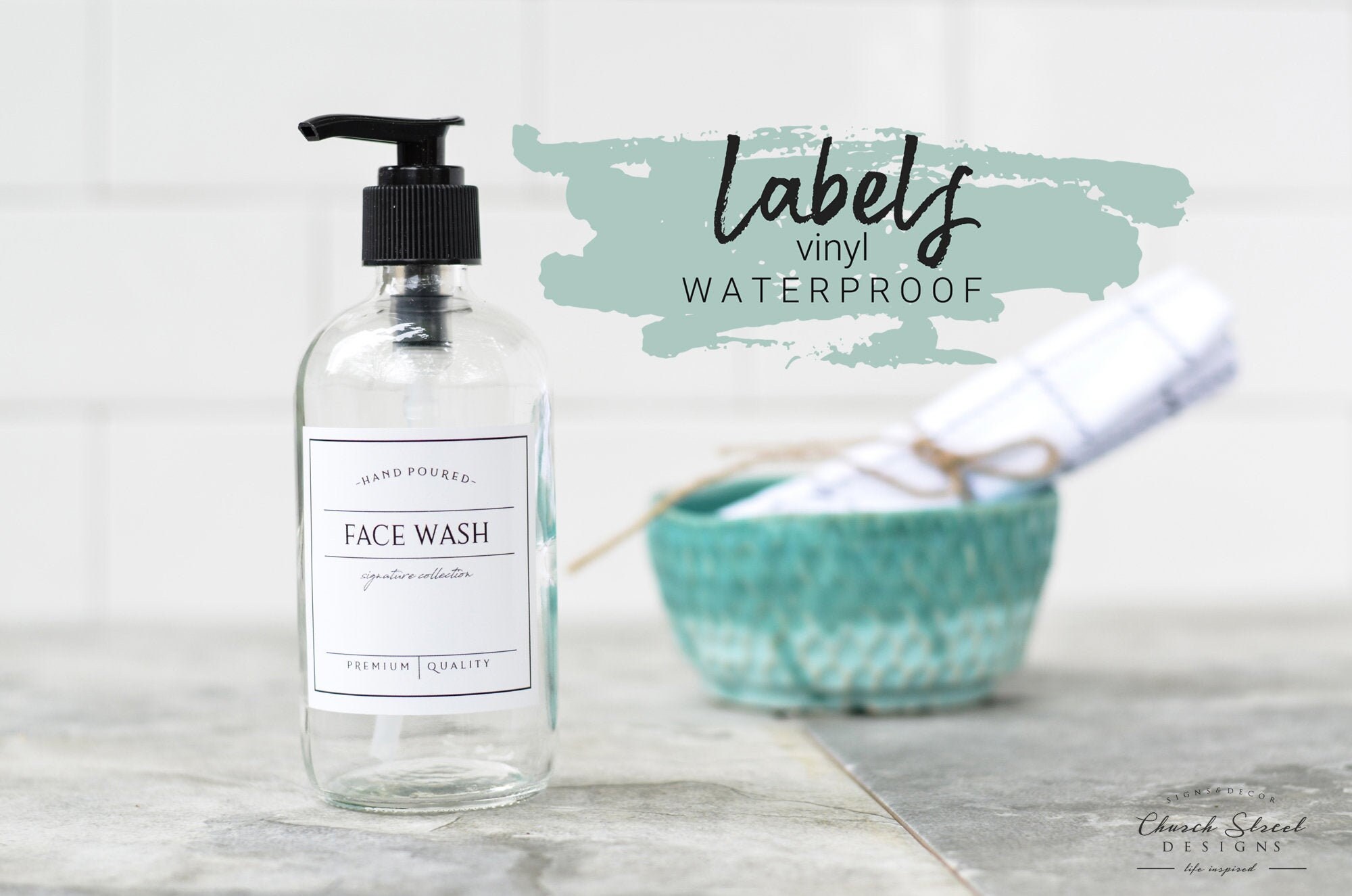 3 Labels Waterproof Vinyl Labels Dish Soap Hand Soap Etsy