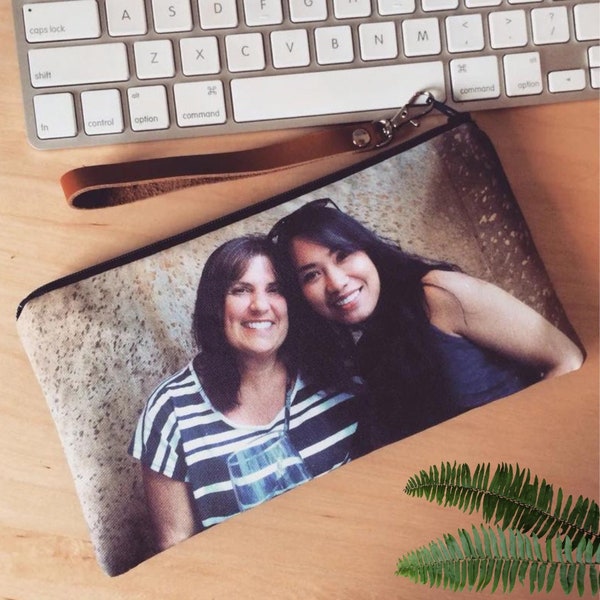 Photo Purse, Purse With Your Photo, Logo Or Artwork, Unique Gift For Her, Birthday Gift, Holiday Gift, Bridesmaids Gift