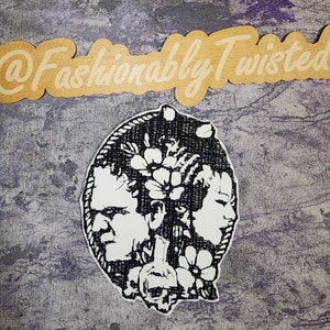 FRANKENSTEIN Patch, FRANKENSTEIN and His BRIDE, Couples Goal, Couples Patches, Bride of Frankenstein, Fashionably Twisted,