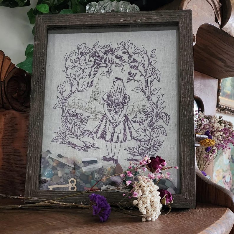 Alice Themed Frame, Fashionably Twisted, Gift for Book Lover - Etsy