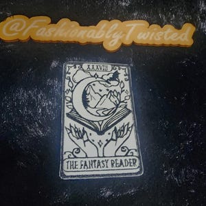THE Fantasy READER Tarot-patch, modieus gedraaid, gratis verzending, kinderachtig