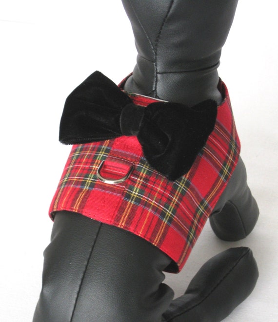 XXSM Christmas Dog Harness Boy Dog Holiday Harness Vest Etsy