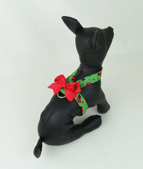 Ladybug dog harness top
